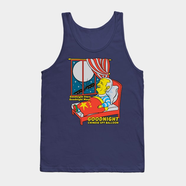 Chinese Spy Balloon | Biden | MEME Tank Top by anycolordesigns